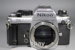 Nikon FA 35mm film camera w Titanium shutter for use w Nikkor lens Nice Ex++