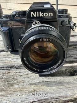 Nikon FA Film Camera With Nikon Nikor 50mm Lens