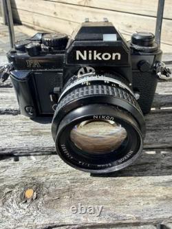 Nikon FA Film Camera With Nikon Nikor 50mm Lens