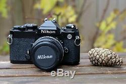 Nikon FE 35mm SLR Film Camera with Nikon 28mm f2.8 lens