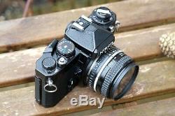 Nikon FE 35mm SLR Film Camera with Nikon 28mm f2.8 lens