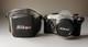 Nikon FG 35mm SLR Film Camera with Series E 50mm f/1.8 Lens Leather Case Manuals