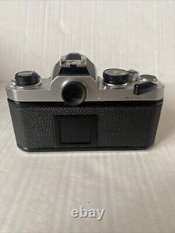 Nikon FM 35mm SLR Film Camera with NIKKOR 50mm 12 Lens Shutter Works