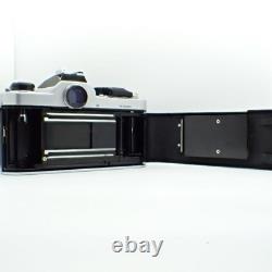 Nikon FM Silver Body 35mm Film Camera Ai 35mm f/2.8 Lens Exc+5 from Japan