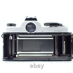 Nikon FM Silver Body 35mm Film Camera Ai 35mm f/2.8 Lens Exc+5 from Japan