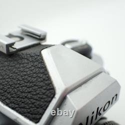 Nikon FM Silver Body 35mm Film Camera Ai 35mm f/2.8 Lens Exc+5 from Japan