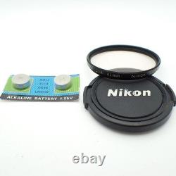 Nikon FM Silver Body 35mm Film Camera Ai 35mm f/2.8 Lens Exc+5 from Japan