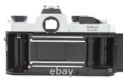 Nikon FM Silver Body SLR 35mm Film Camera Ai Nikkor 50mm f/1.4 MF Lens Cap Strap