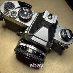 Nikon FM Silver Film Camera Ai 50mm F1.8 Lens