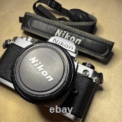 Nikon FM Silver Film Camera Ai 50mm F1.8 Lens
