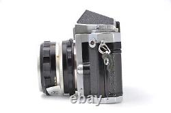 Nikon F Eye Level SLR 35mm Film Camera Body + 50mm f/2 Lens JAPAN? Exc+5? #136