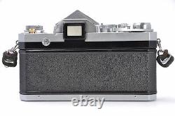 Nikon F Eye Level SLR 35mm Film Camera Body + 50mm f/2 Lens JAPAN? Exc+5? #136