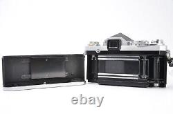 Nikon F Eye Level SLR 35mm Film Camera Body + 50mm f/2 Lens JAPAN? Exc+5? #136