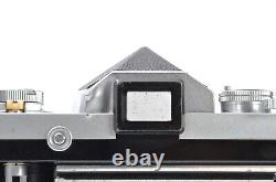 Nikon F Eye Level SLR 35mm Film Camera Body + 50mm f/2 Lens JAPAN? Exc+5? #136