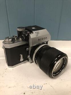 Nikon F Photomic 35mm SLR Film Camera with 452885 43/86 lens Kit (UNTESTED)