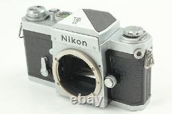 Nikon F SLR 35mm Film Camera Eye Level Silver & Nikkor Auto 50mm F/1.4 Lens MINT