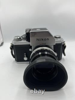 Nikon F camera with 50mm lens, Original Case