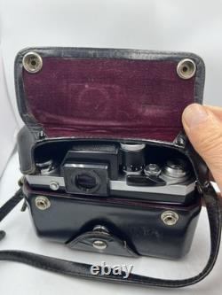Nikon F camera with 50mm lens, Original Case