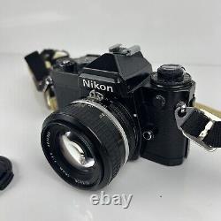 Nikon Fe Film Camera With 50mm 11.4 Lens