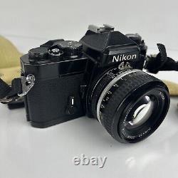 Nikon Fe Film Camera With 50mm 11.4 Lens