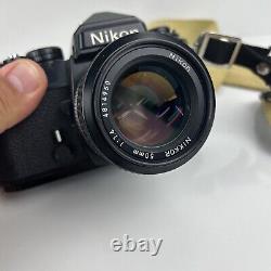 Nikon Fe Film Camera With 50mm 11.4 Lens