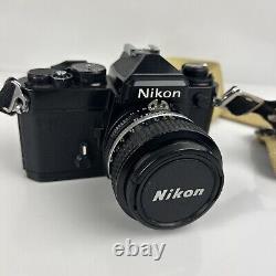 Nikon Fe Film Camera With 50mm 11.4 Lens