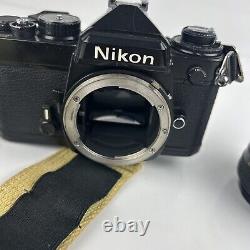 Nikon Fe Film Camera With 50mm 11.4 Lens