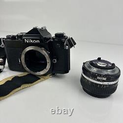 Nikon Fe Film Camera With 50mm 11.4 Lens