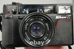 Nikon L35AF 35mm Point & Shoot Film Camera 35 12.8 lens 400 iso See Description