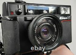 Nikon L35AF 35mm Point & Shoot Film Camera 35 12.8 lens 400 iso See Description