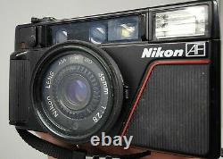 Nikon L35AF 35mm Point & Shoot Film Camera 35 12.8 lens 400 iso See Description