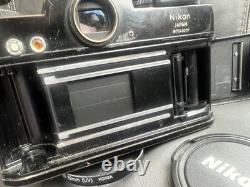 Nikon Nikkormat EL 35mm Film Camera Kit With28-85mm & 80-200mm Lens Tested
