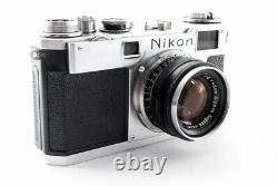 Nikon S2 Late Model Body + H. C. 50mm F/2 Lens from JAPAN Exc++
