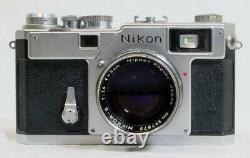Nikon S3 35mm Rangefinder Camera with Nikkor-S 5cm f/1.4 Lens MUST READ! (4911)