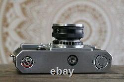 Nikon S3 35mm Rangefinder Film Camera, Nikkor-S 5cm f1.4 Lens, +2 lenses, RA152