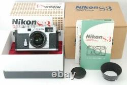 Nikon S3 YEAR 2000 LIMITED EDITION with 50mm F1.4 Lens Mint! From Japan 201225