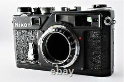 Nikon SP Black Repaint 35mm Film Body + W NIKKOR? C 35mm f/2.5 Lens From JP 8356A
