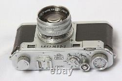 Nikon S RF Camera + 50mm F1.4 Nikkor-S. C Lens Film Tested Working Camera