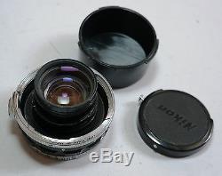Nikon W-Nikkor 3.5cm f/1.8 35/1.8 Rangefinder Lens S mount for SP S2 S3 Camera