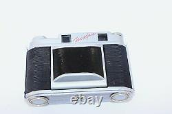 OLD RARE ISKRA RED Soviet Folding Camera Agfa copy Medium Format withs lens EXC