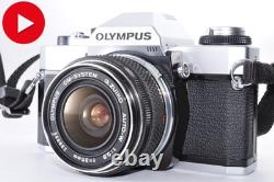 OLYMPUS OM-20 35mm SLR Film Camera ZUIKO AUTO-W 35mm F2.8 JAPAN Very Good #L9