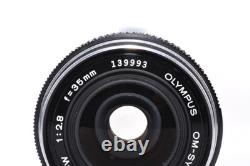 OLYMPUS OM-20 35mm SLR Film Camera ZUIKO AUTO-W 35mm F2.8 JAPAN Very Good #L9