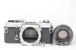 Olympus M-1 Film Camera Silver Body with F. Zuiko 50mm F/1.8 MF Lens