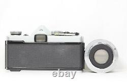 Olympus M-1 Film Camera Silver Body with F. Zuiko 50mm F/1.8 MF Lens