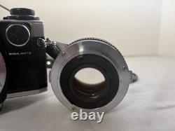 Olympus OM-10 35mm Film Camera with Lens + Case Strap Tested Light Meter