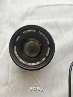 Olympus OM-10 35mm Film Camera with Lens + Case Strap Tested Light Meter