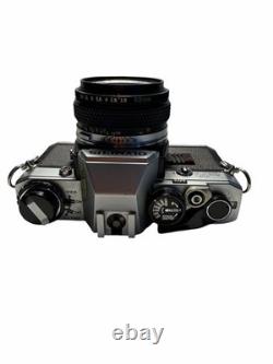 Olympus OM-10 35mm SLR Film Camera with 50 mm lens Kit TESTED AND WORKING