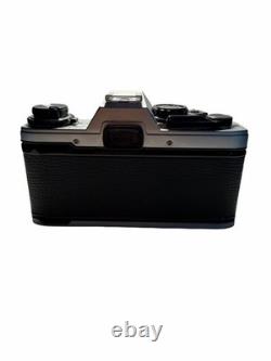 Olympus OM-10 35mm SLR Film Camera with 50 mm lens Kit TESTED AND WORKING