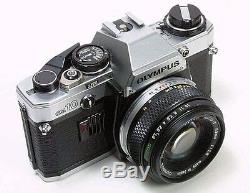 Olympus OM-10 Camera with F. Zuiko 50mm Lens- Tested! Good Meter! Excellent