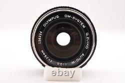 Olympus OM-1 35mm Film Camera + G. Zuiko Auto-W 35mm f/2.8 Lens NM- from Japan SB
